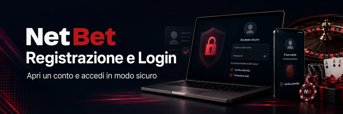 NetBet Registrazione e Login
